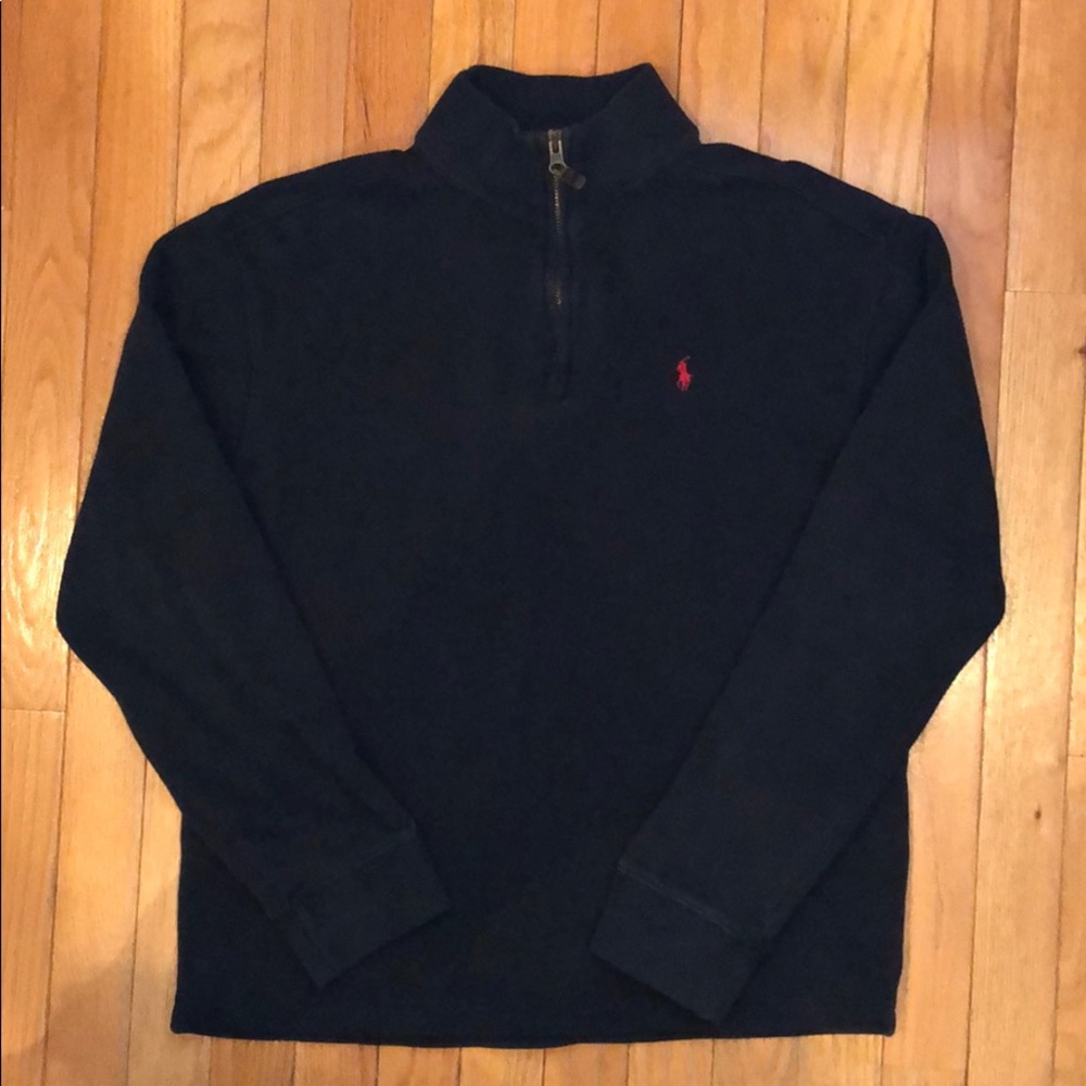 Polo Quarter Zip Sweater